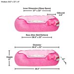Hello Kitty and Friends Pink Bolster Pet Bed