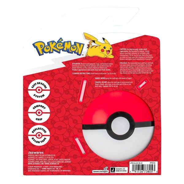 Pokémon Poke Ball Retractable Pet Leash