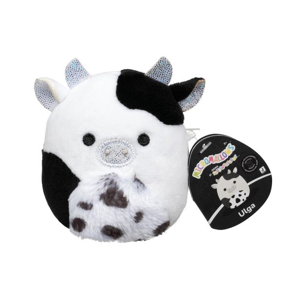 Micromallows Select Series 6-Pack - Ulga Cow. Mei Lien Honey Bear. Agnes Rose Ostrich. Jarik Dragon. Wyatt Frog. Rivka Cow