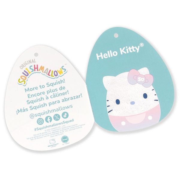 Hello Kitty and Friends 50th Anniversary Sparkle Gradient Hello Kitty 12-Inch Squishmallows