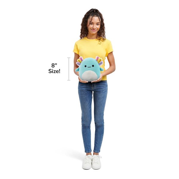 8-Inch Irina the Teal Corduroy Axolotl