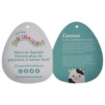 5-Inch Connor the Black and White Cow