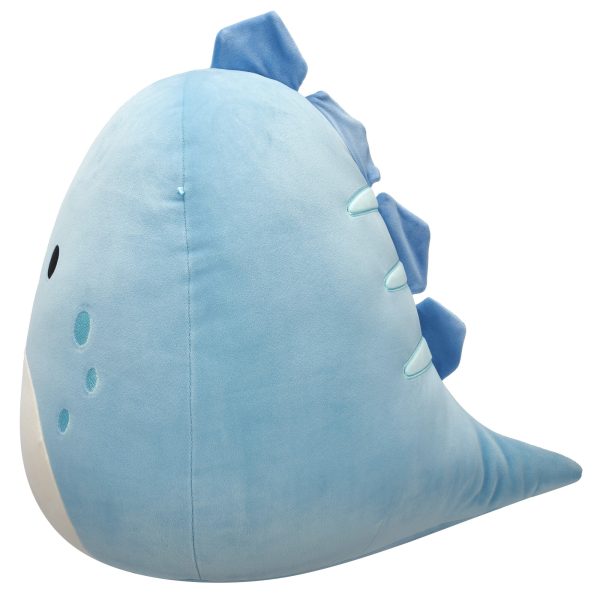 16-Inch John-John the Slate Blue Dino With White Belly